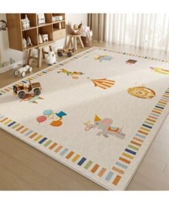 KLNAMAEAAN Foldable, Machine Washable Floor Mat  for Living Room, Bedroom, Bedside, Sofa, and Coffee Table Areas 200X300Cm