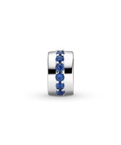 PANDORA Blue Sparkle Clip Charm