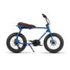 Ruff Cycles Lil'Buddy Men's E-Bike, Bosch Active Line Motor, Paposo Blue, Cruiser Style, Fat Tyres