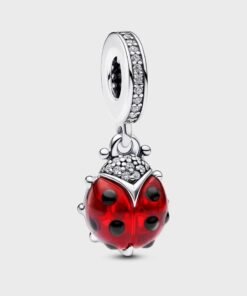 PANDORA Ladybird Sterling Dangle Charm