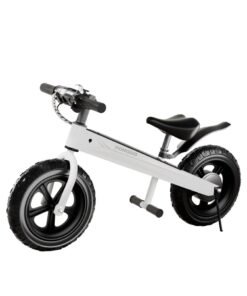 porodo 2600mAh Kids Electric Bike with 3 Gears / Kids Electric Bicycle with 6.5 inch Nonslip Wheels & LED Display / Maximum Speed - 15Km/H / Motor Speed - 165RPM - White