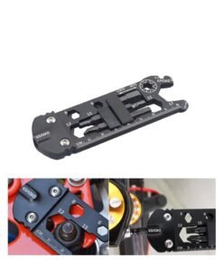 Bike Multi-tool Kit, 24 in 1 Portable Bicycle Repair Tool, Lightweight Steel Tools for Bicycle Maintenance, Small Size, Very Portable, Made of Carbon Steel, Corrosion Resistant, Riding Companion