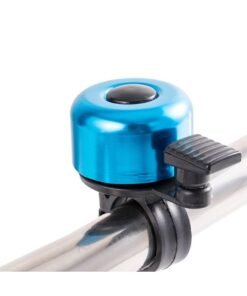 Mini Bicycle Thumb Bell Aluminum Bike Bell for Mountain Road Folding Bike Cycling Accessory Colorful Riding Safety Bell