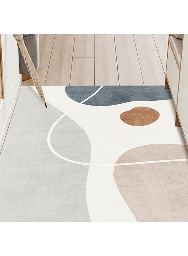 NKX Modern Minimalism Area Rug Non-Slip Soft Decorative Carpet 100X140CM (Vertical)