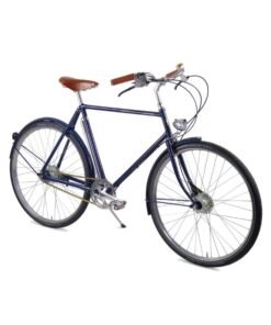 Pashley Kingsman 3 Men’s Classic Bicycle, 22.5" Frame, Royal Blue — Handmade in England, Reynolds 531 Steel Frame, Sturmey‑Archer 3‑Speed Internal Hub, Brooks B17 Saddle, Leather Grips, Full Chainguard, Rear Rack Ready
