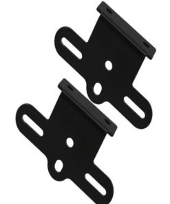 HEALLILY 2Pcs Bicycle Rear Reflector Mounting Shaped Bracket for Bicycle Cargo Rack Durable Reflective Plate for Enhanced Safety for Mountain and Road Bikes