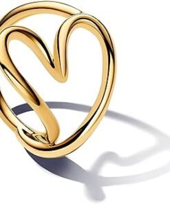 Essence 14K Gold Plated Heart Ring