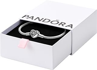 Moments Women's Sterling Silver Family Tree Clasp Chain Bracelet for Charms