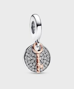PANDORA Key To Happiness Double Dangle Charm