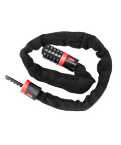 5 Digit Bicycle Chain Lock, Security Anti-Theft Bike Lock Chain Resettable Combination Bicycle Lock for Bike, Motorcycle, Bicycle, Door, Gate, Fence, Grill