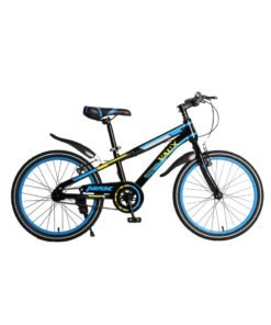 Vaux Max Kids Road Bike || 24 Inch Wheel Size || For Boys Girls|| Adjustable Seat || 24 Inch Side Stand - Blue