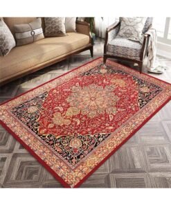 KLNAMAEAAN American Style Anti Slip Rugs Soft Modern Carpets 140X200 CM (Drop Plastic Crystal Velvet)