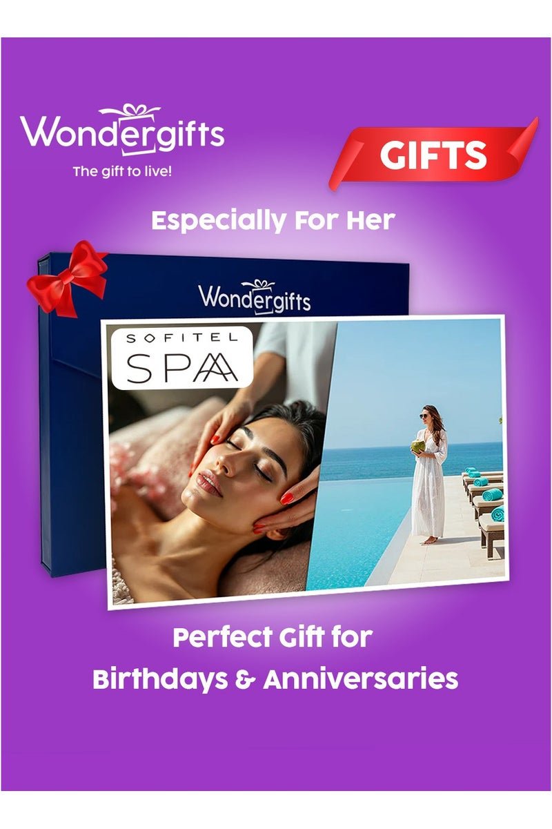 Wondergifts Luxury Spa Gift at Sofitel Downtown | 1-Hour Massage + Pool Access + Dining Voucher | Birthday Gift For Women | | Valentine's Day Gift For Her