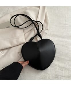 WAOKN The exquisite handbag and crossbody specially designed for stylish ladies, a special Valentine's Day gift, highlighting a trendy item with personality and taste（black）