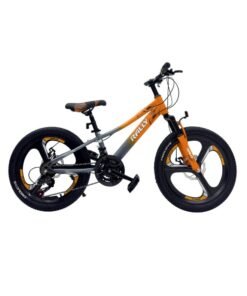 RALLY BICYCLE 20-Inch Kids Bicycle | 20-Inch Wheel Size| Model RL-20-2240-1SUS-1SP | Steel Frame |Alloy Wheels | Front Suspension | Disc Brakes | MTB Handlebar |Orange Color