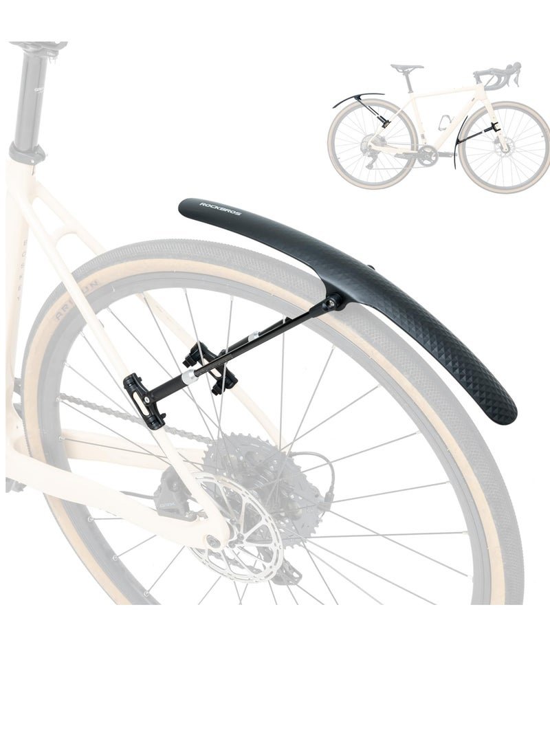 Road Bike Fenders, Adjustable Bike Fender, Quick Release Lightweight Road Bicycle Fender for 700C Bikes, Easy to Install Rear Or Front Bike Mud Guard