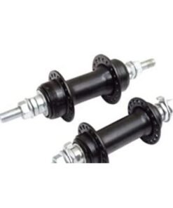 CYBIC Bicycle Hub Set, Front and Rear Disc Brake Compatible, 36 Hole, Black