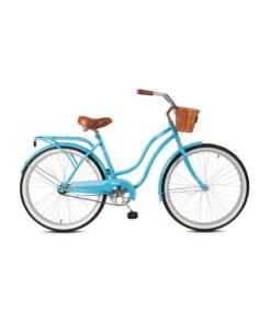 SPINN Charm 1 Step-Thru Women's City Bike - 26 Inch, Single Speed, Pastel Blue