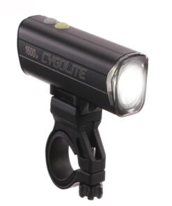 Cygolite Velocity Pro 1,600 Lumen Bicycle Light- Anodized Aluminum Alloy- 9 Light Modes- Fine Tunable Brightness- Compact, IP67 Waterproof- Secure Hard Mount- USB-C Recharge- Road & Mountain Bicycles