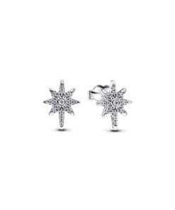 PANDORA Sparkling North Star Stud Earrings