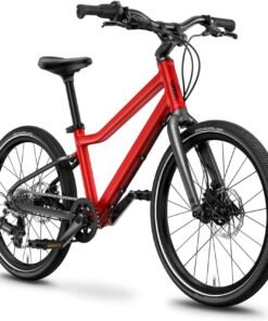 Woom EXPLORE 4 Kids' Mountain Bike - 20-Inch Wheels - All-Terrain Use - 7-Speed Shimano Gearing - Disc Brakes - Lightweight Frame - Ages 6-8