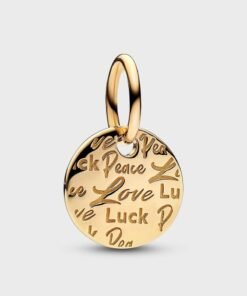 PANDORA Peace, Love & Luck Dangle Charm