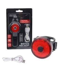 Bike Rechargeable LED Tail Light,Bicycle Brake Sensing Rear Bike Light IP66 Waterproof Tail Light Safety Warning Light LED Warning Back Flashlight for Bike Bicycle Visibility Safety