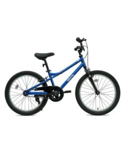 Whimsy Pro Aluminum 20" Kids Bike Lightweight Aluminum Frame, 2-Minute Assembly, Handbrake, Child-Friendly Cycle, Adjustable Saddle Blue