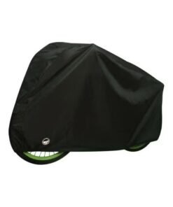 Bicycle cover waterproof and dustproof outdoor indoor bicycle protector with keyhole (black)