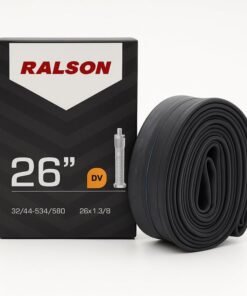RALSON 26 Inch Bicycle Inner Tube (26x1 3/8, 32/44-584/590) | 35mm DV Valve | Butyl Rubber Tube for Road Bike, City Bike, Cruiser, Hybrid, Folding, Kids & Junior Cycles