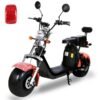 Crony G-029 Electric Motorcycle e Motorbike High Speed Harley tire Double Seat with Double Battery | Red Spider
