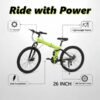26-Inch Folding Mountain Bike with Dual Suspension and Disc Brakes