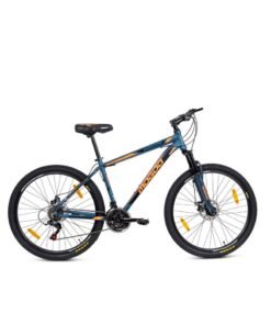 MOGOO Boxter 27.5-Inch Alloy Mountain Bike | 27.5-Inch Wheel Size | Adjustable Seat | For Adults | Shimano Gears | Blue Color