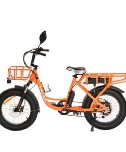 High Quality 7 Speed 1000W/1200W Fat Tyre Big Wheel Removable Battery Electric Bike