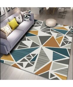 Angel city Geometric Pattern Living Room Carpet Multicolour 100X160cm