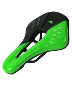PU Leather Rails Bicycle Seat 25.3x15cm