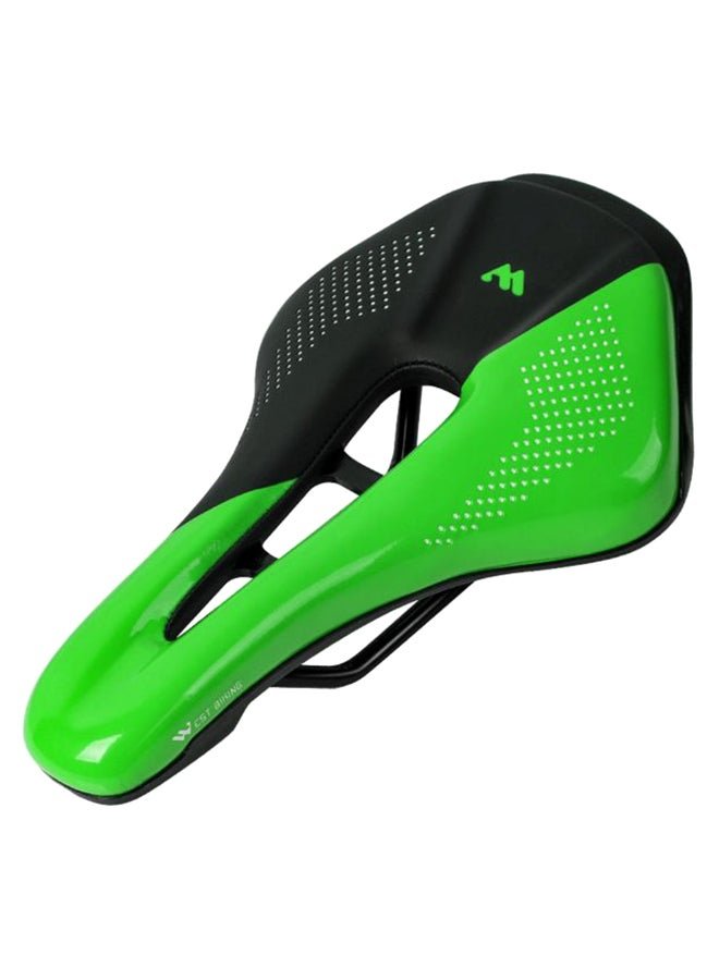 PU Leather Rails Bicycle Seat 25.3x15cm