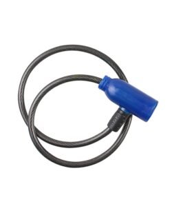 Portable Anti-theft Scooter Bike Bicycle Safety Steel Wire Lock with 2 Keys 25.05x16.95x2.35cm
