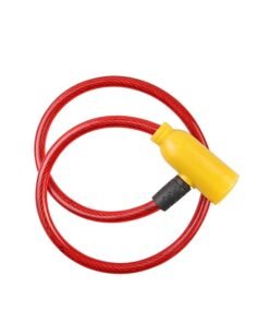 Portable Anti-theft Scooter Bike Bicycle Safety Steel Wire Lock with 2 Keys 25x14x3cm