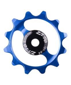 Bicycle Guide Wheel 12T Tooth Ceramic Bearing Mountain Road Vehicle Aluminum Alloy Rear Steering Wheel Bicycle Rear Derailleur Narrow Wide Ceramic Bearing 0.019kg