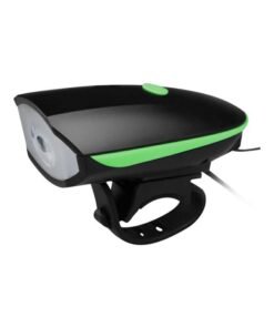 USB 2-In-1 Bicycle Front Light And Horn Set
