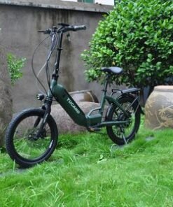 Portable Electric Commuter Bike with Suspension and LCD Display