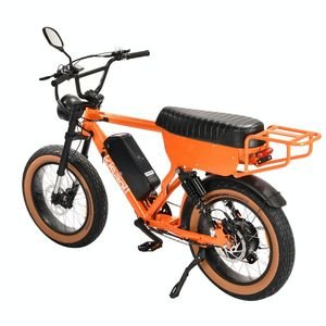 Powerful 1200W Electric Bicycle with Full Suspension and Shimano 7-Speed