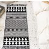 MIXDE Tassel Woven Rug Carpet,Boho Geometric Pattern Rug,For Home Hallway Living Room Bedroom Laundry,60x130CM