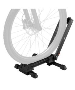 Zikra Folding Bike Stand Floor, Bicycle Floor Parking Rack Stand, Mountain & Road Bicycles Indoor Outdoor Garage Storage, Bicycle Parking Rack Foldable, Fit 20‚Äù-29‚Äù Bikes