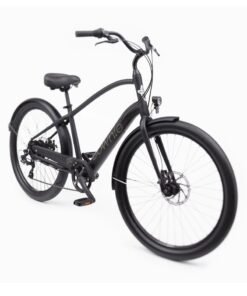 Electra Bicycle Company Electra Townie Go! 7D EQ Men's E-Bike, Step Over Frame, Matte Black, 7-Speed, 250W Rear Hub Motor