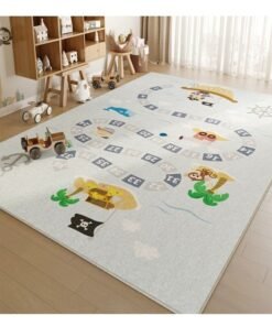 keke Foldable, Machine Washable Floor Mat  for Living Room, Bedroom, Bedside, Sofa, and Coffee Table Areas 180X250Cm