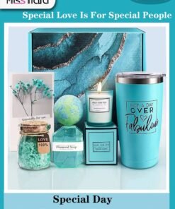 MissTiara Gifts Basket for Women - Valentine's Day,Birthday Gifts for Women, Relaxing Spa Gift Basket Set, Unique Gift Ideas for Women, Gifts for Mom Sister Best Friend Wife, Coworker Teacher Nurse Gifts for Women