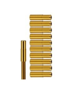Daytoyz 10-Pack Golden 5mm Aluminum Alloy Bicycle Brake & Derailleur Cable End Caps -  for Mountain/Hybrid/Road Bikes - Sleek, Durable & Universal Fit