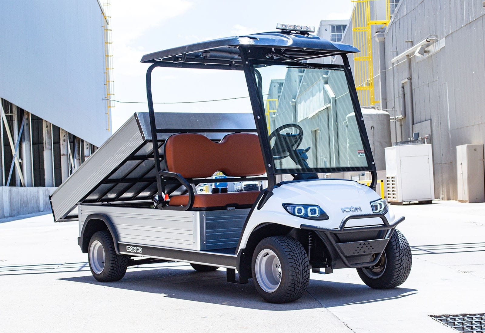 Arabian Carts LVT Electric Utility Golf Cart – 2-Seater with Long Cargo Box